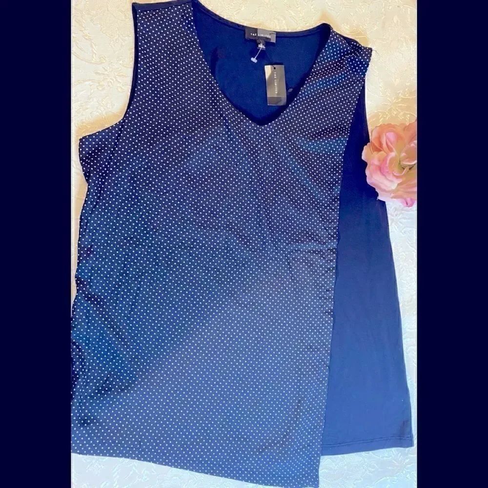🌹Women’s the Limited Top Polka Dot Sleeveless M